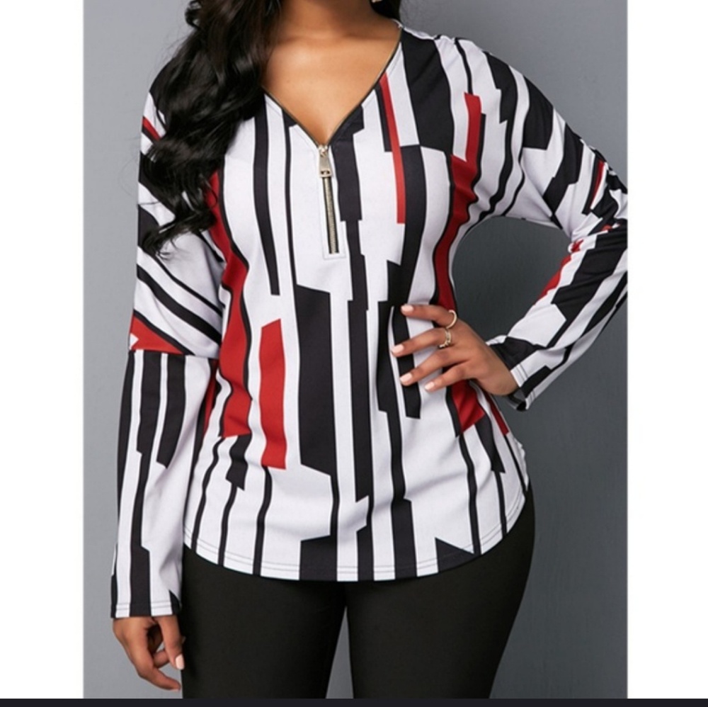 Long sleeve zipper shirt